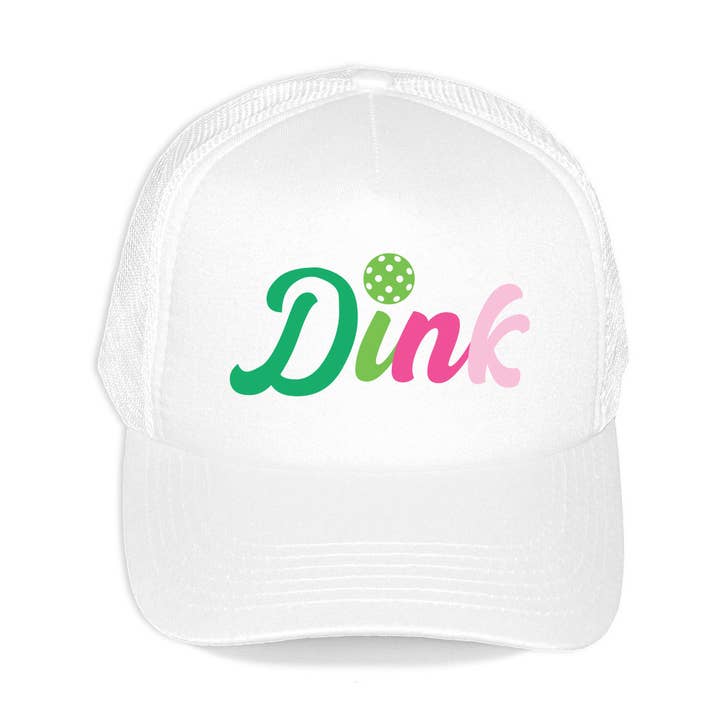 Multicolor Dink Pickleball Trucker Hat for wholesale by Viv&Lou