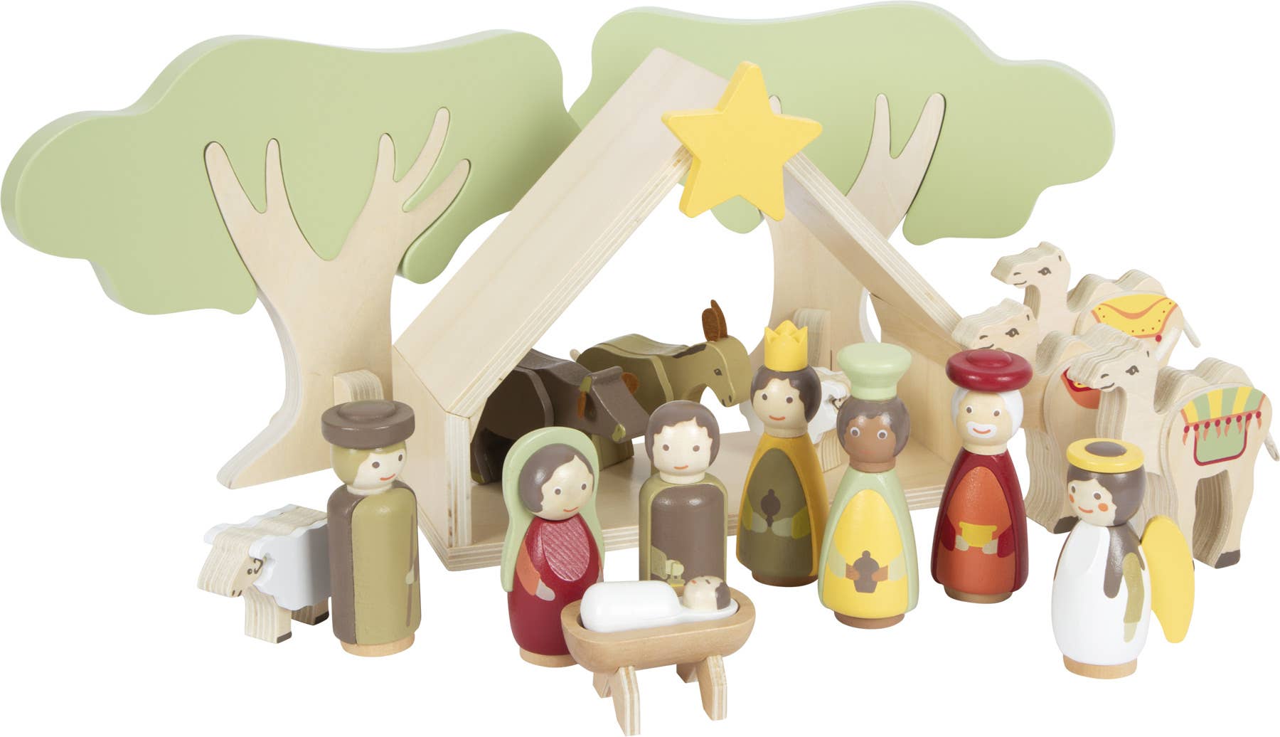 small foot - Wholesale Nativity Scene Decor - Christmas crib playset | Playworlds | Wood1