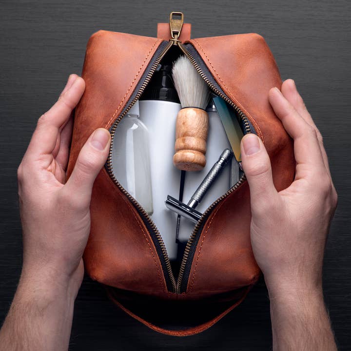 Viva Workshop - Wholesale Toiletry Bag - Men's - Leather Toiletry Bag6