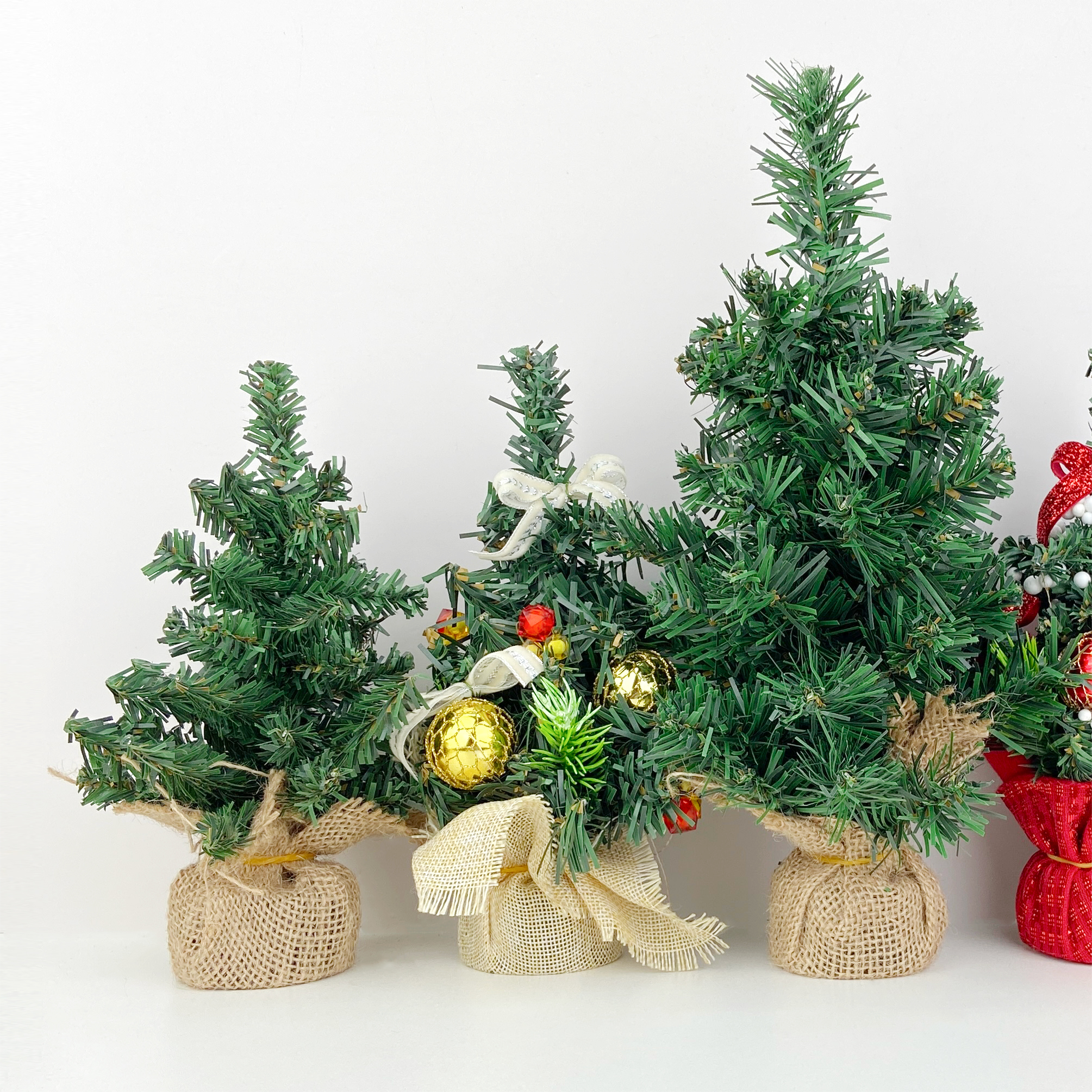 SoapElenGlen - Wholesale Christmas Decoration - Mini Green Christmas Tree Christmas Holiday Decorations3