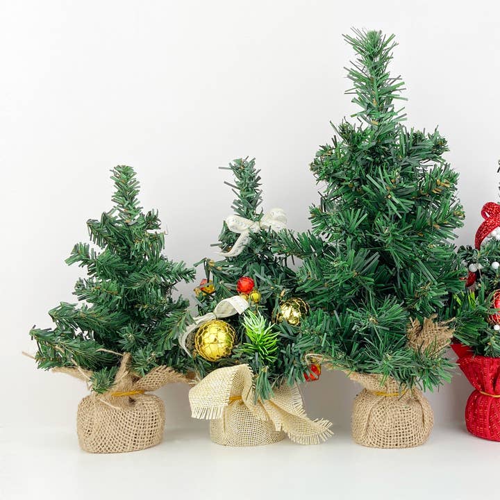 SoapElenGlen - Wholesale Christmas Decoration - Mini Green Christmas Tree Christmas Holiday Decorations3