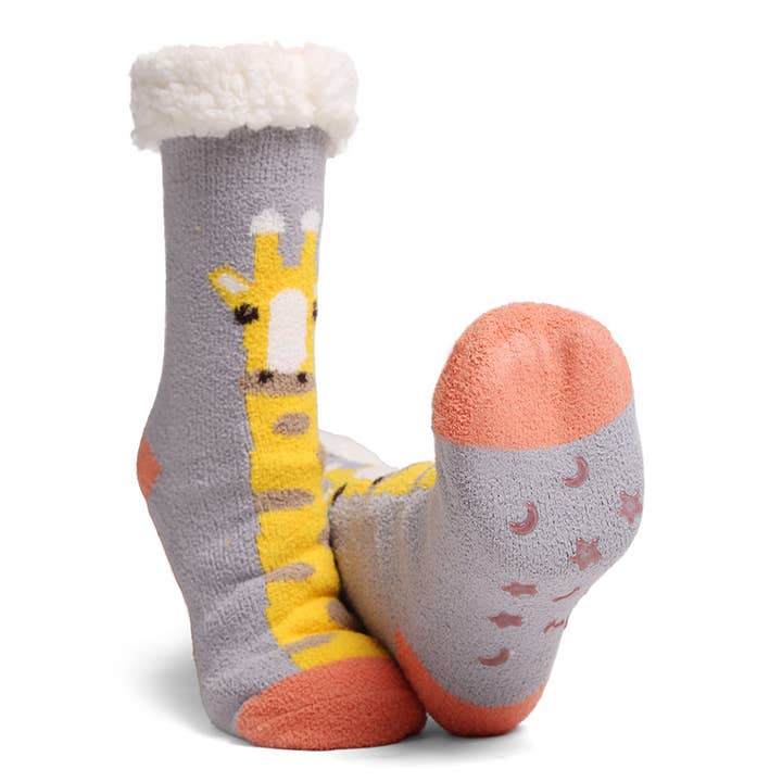 ASSORTED COLORS Luxury Soft Animal Theme Mini Crew Winter Socks for wholesale on Faire11