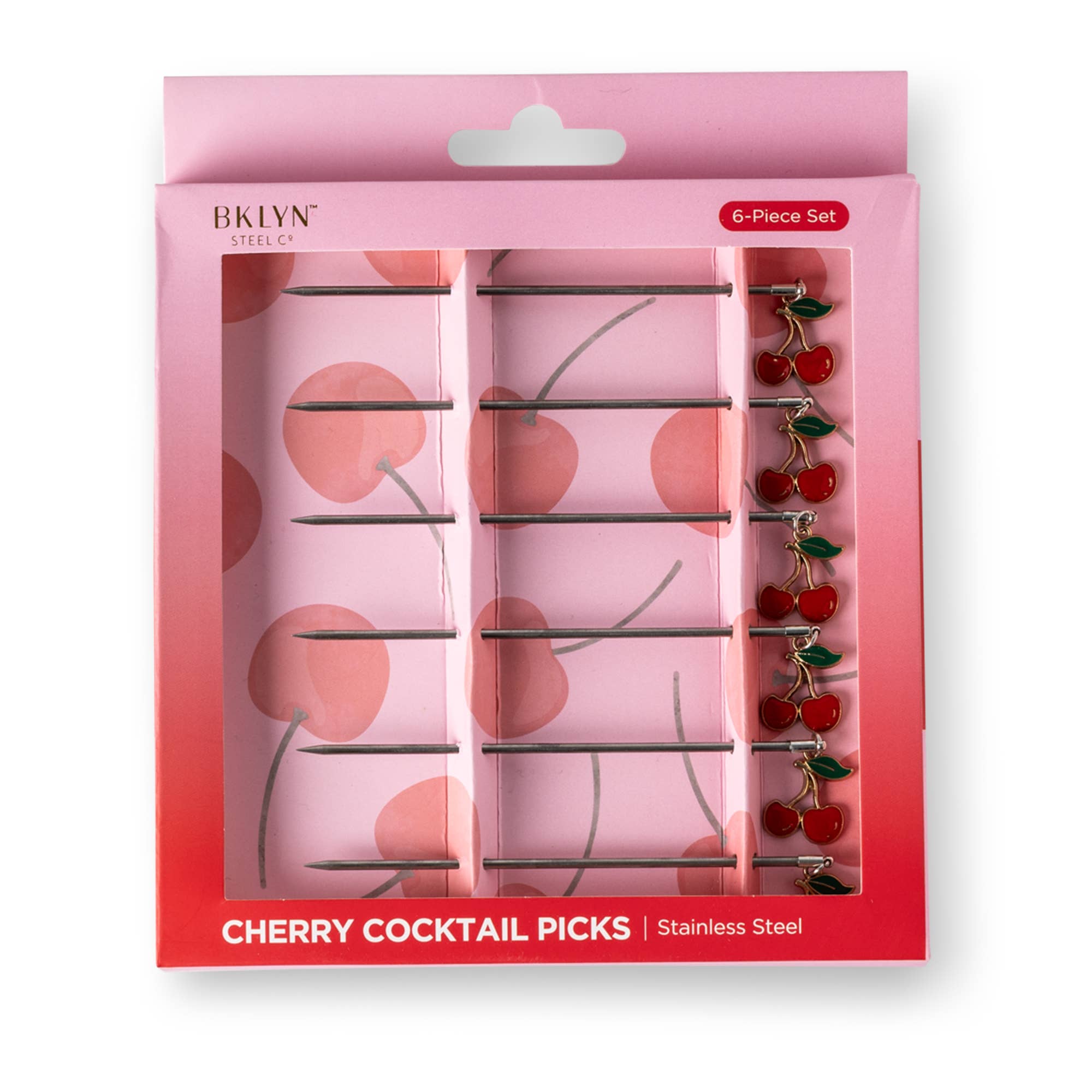 Core Home - Vente Piques à cocktail - 6 piques à cocktail - Cerise1