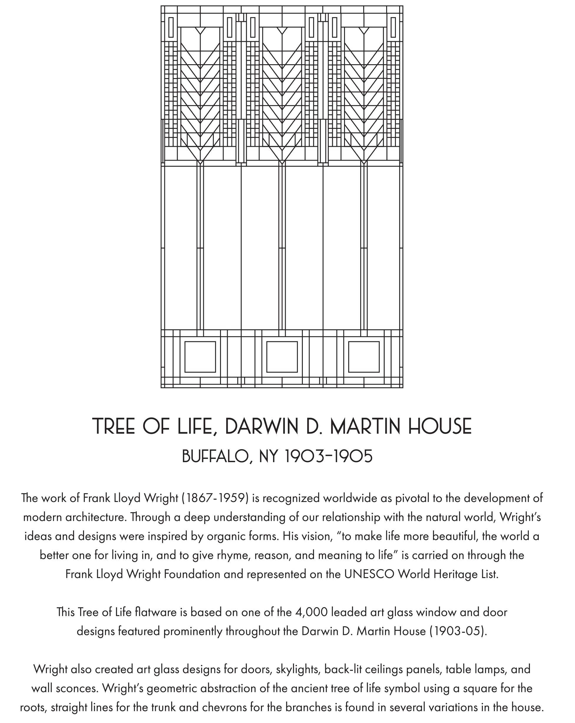 Ricci Argentieri – Großhandel Besteckset – Frank Lloyd Wright 18/10 Besteckset „Baum des Lebens“ 20-teilig4