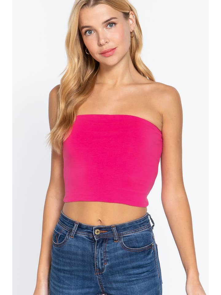 Vanilla Monkey - Wholesale Sports Bra - Women's - Solid Crop Tube Top15