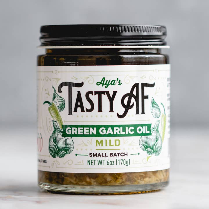 Aya's Table - Wholesale Dried Spice Mix - Tasty AF GREEN GARLIC OIL  [MILD]0