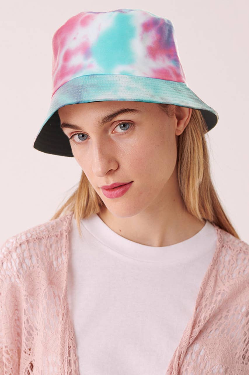 tie dye bucket hat wholesale