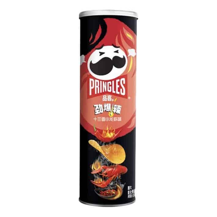 Pringles crayfish super épicé très piquant (110 g) - Pack de 4 pour la vente par Pops Distro Inc