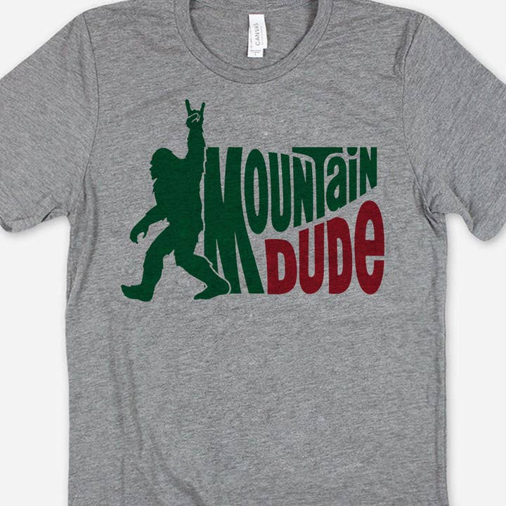 House Of Rodan - Wholesale T-Shirt (Graphic) - Women's - Mountain Dude - Funny Bigfoot Camping Hiking Shirt