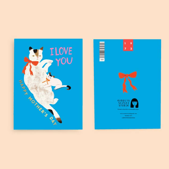 Carolyn Suzuki - Wholesale Moederdagkaartje - KATTENMAMA - Moederdagkaart1