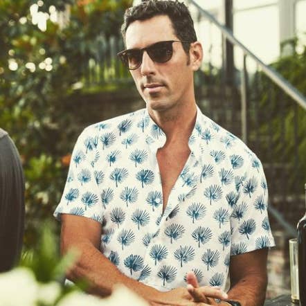 Agave Herrenhemd mit Mandarinenkragen für den Großhandel von Block+Ink