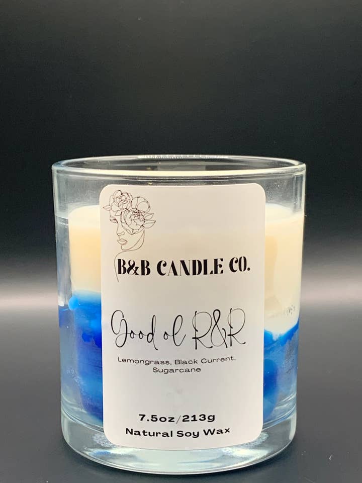 Guter alter R&R 7,5 oz Duftkerze für den Großhandel von B&B Candle Co.