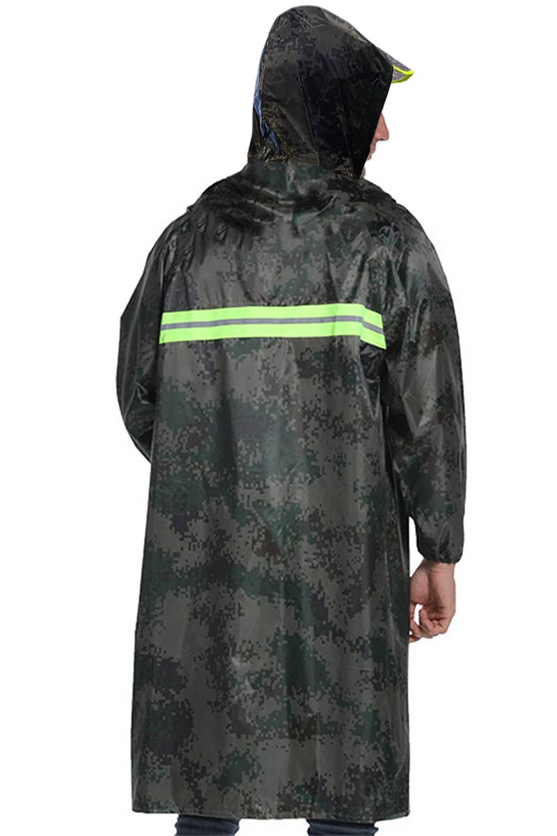 Cap Zone – wholesale Raincoat – Unisex – Hooded Waterproof High-Quality PVC Raincoat6