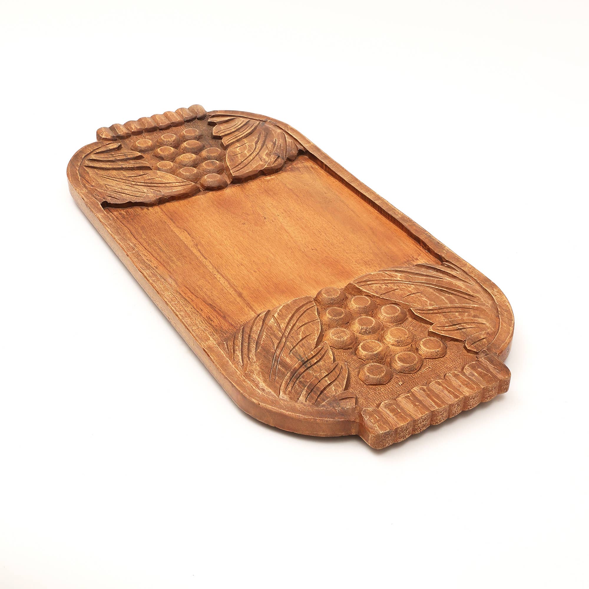 ExpoBazaar - Wholesale Serving Tray - Wooden Serving Tray | Mango Wood Platter | 29.5x14x1.5"0