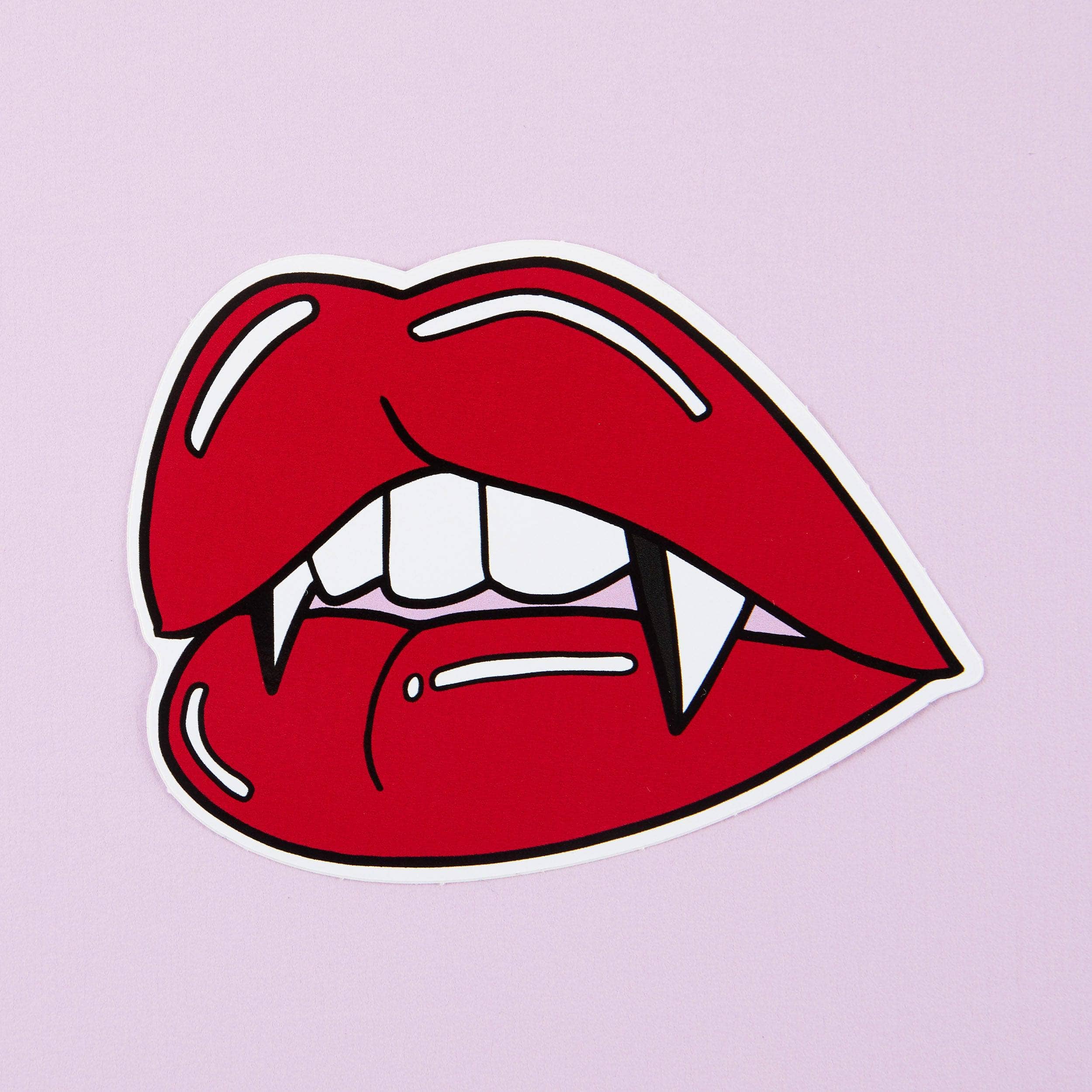 Punky Pins - Wholesale Sticker - Juicy Fangs Vinyl Sticker0