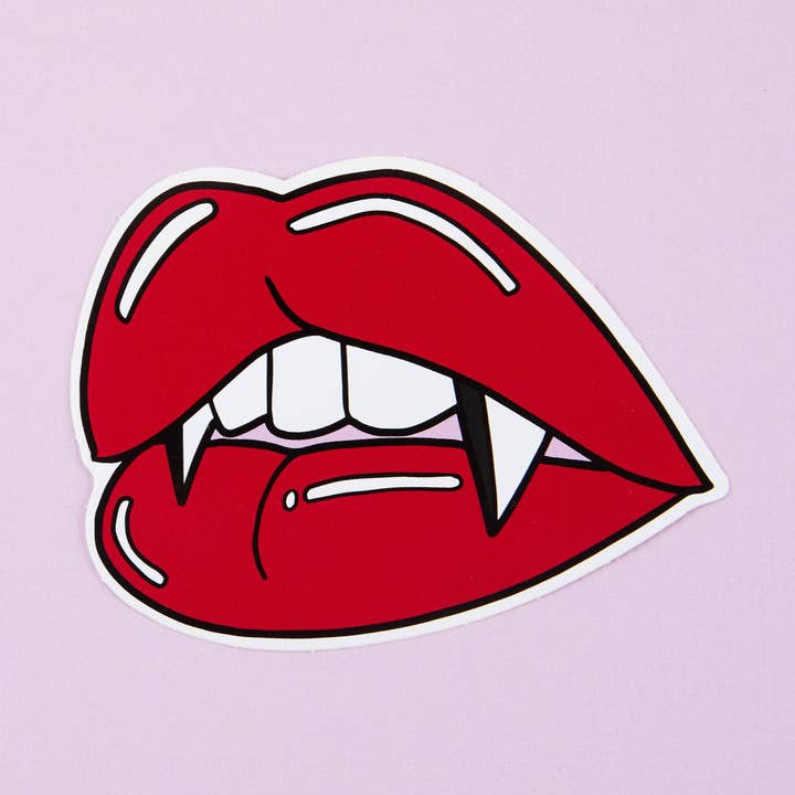 Punky Pins - Wholesale Sticker - Juicy Fangs Vinyl Sticker0
