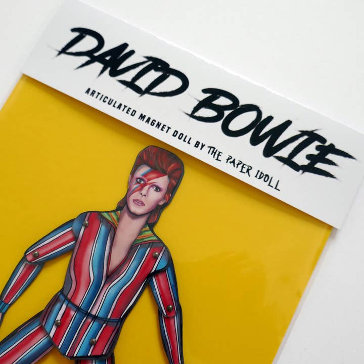 THE PAPER IDOLL - Vendita all'ingrosso Calamite - Bambola o set con magnete articolato David Bowie | Rockstar britannica10