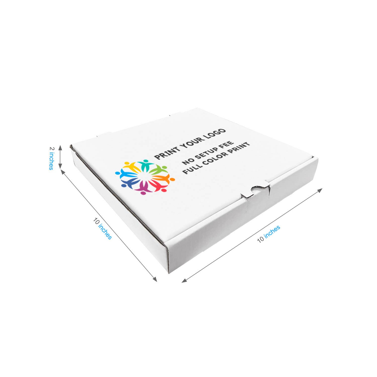 Kis Paper - Wholesale Food Storage Container - 50pcs Custom Print Pizza Box1