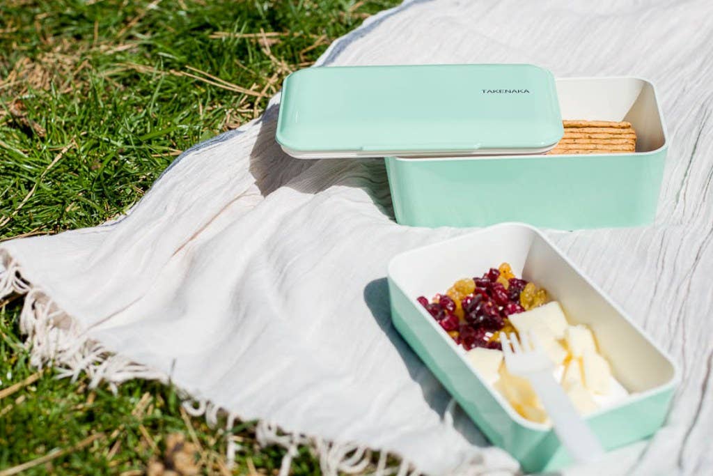 TAKENAKA Bento Box - Wholesale Lunch Bag/Box - Bento Bite Dual Box - Made of Recycled Plastic Bottles11