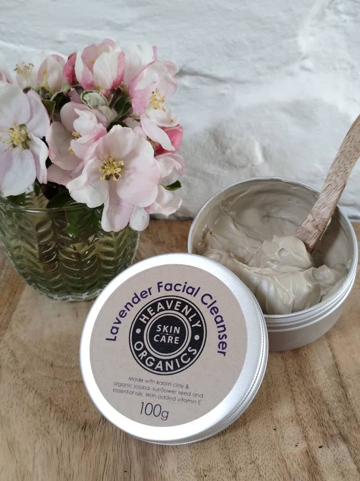 Lavender Facial Cleanser for wholesale by Heavenly Organics Skin Care