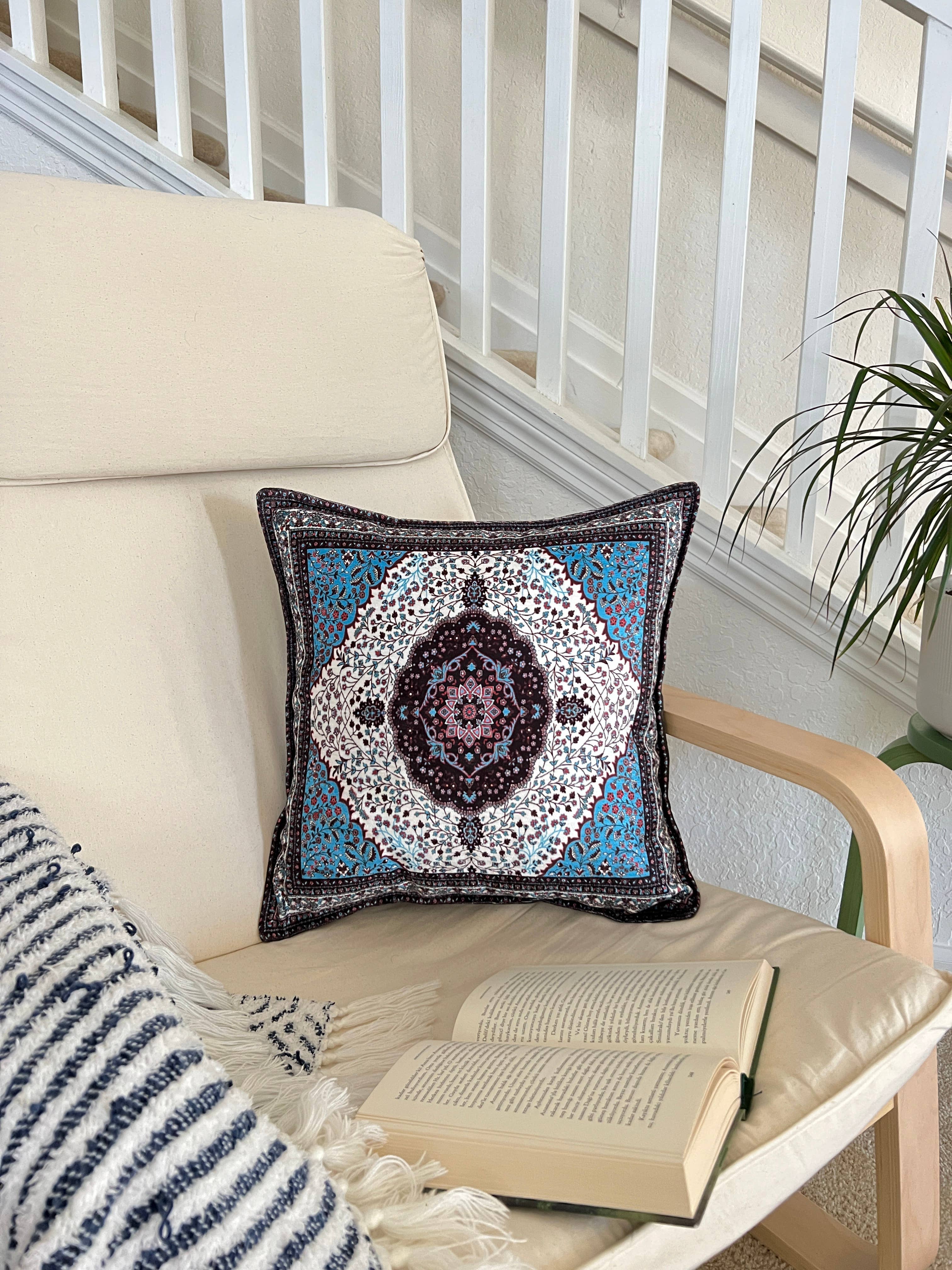 Umays Boho – Capa de almofada decorativa por atacado – Capa de Almofada Decorativa 18x18, Capa de Almofada Artesanal5