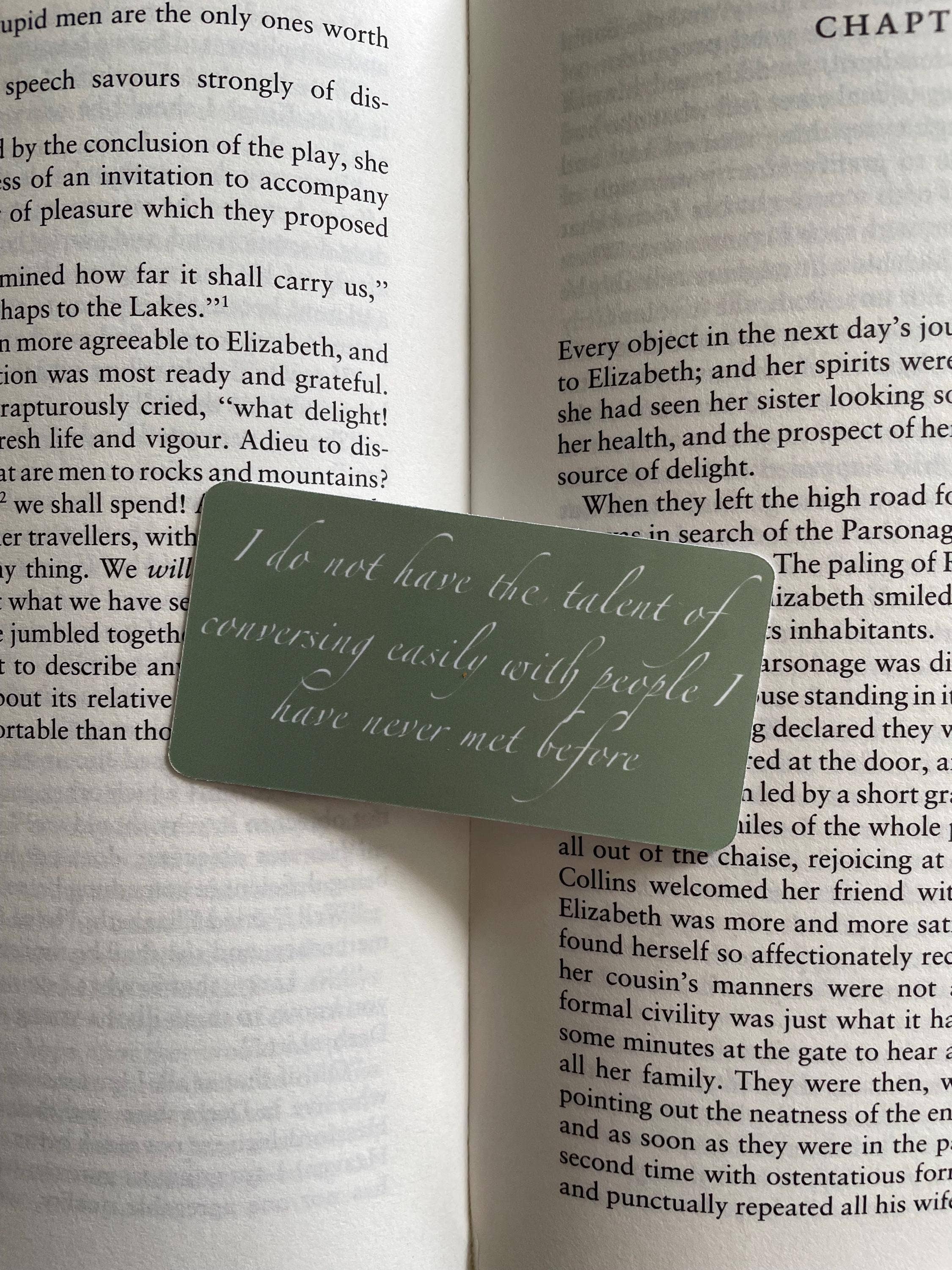 Steele Creative Co - Vente Autocollant - Autocollant de citation de M. Darcy de Orgueil et Préjugés0