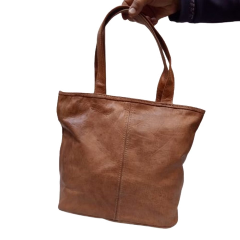 High crafty – wholesale Tote bag – Women's – Handwoven Leather Handbag – Artisan-Made in Morocco2