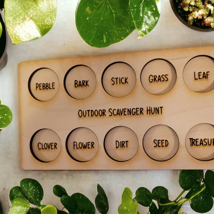 Ellie Joe Design Co - Wholesale Wood Toy - Kids - Outdoor Nature Scavenger Hunt0