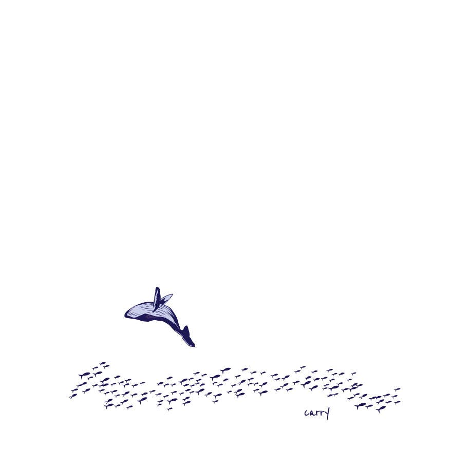 Carry Bottles - Wholesale Water Bottle - Glass water bottle - CARRY Bottle OCEAN LOVER 0.4l2