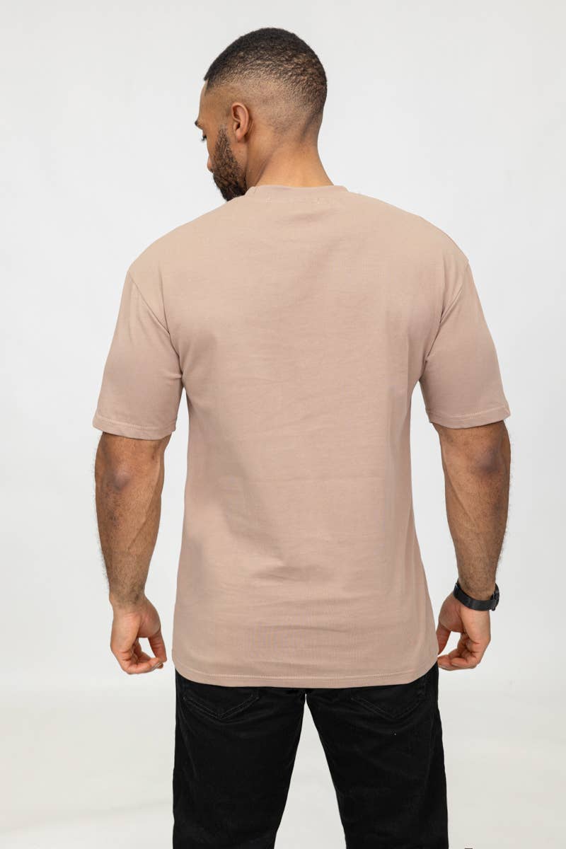 Zayne Paris - Wholesale T-Shirt - Men's - plain oversized round neck t-shirt tx920-9