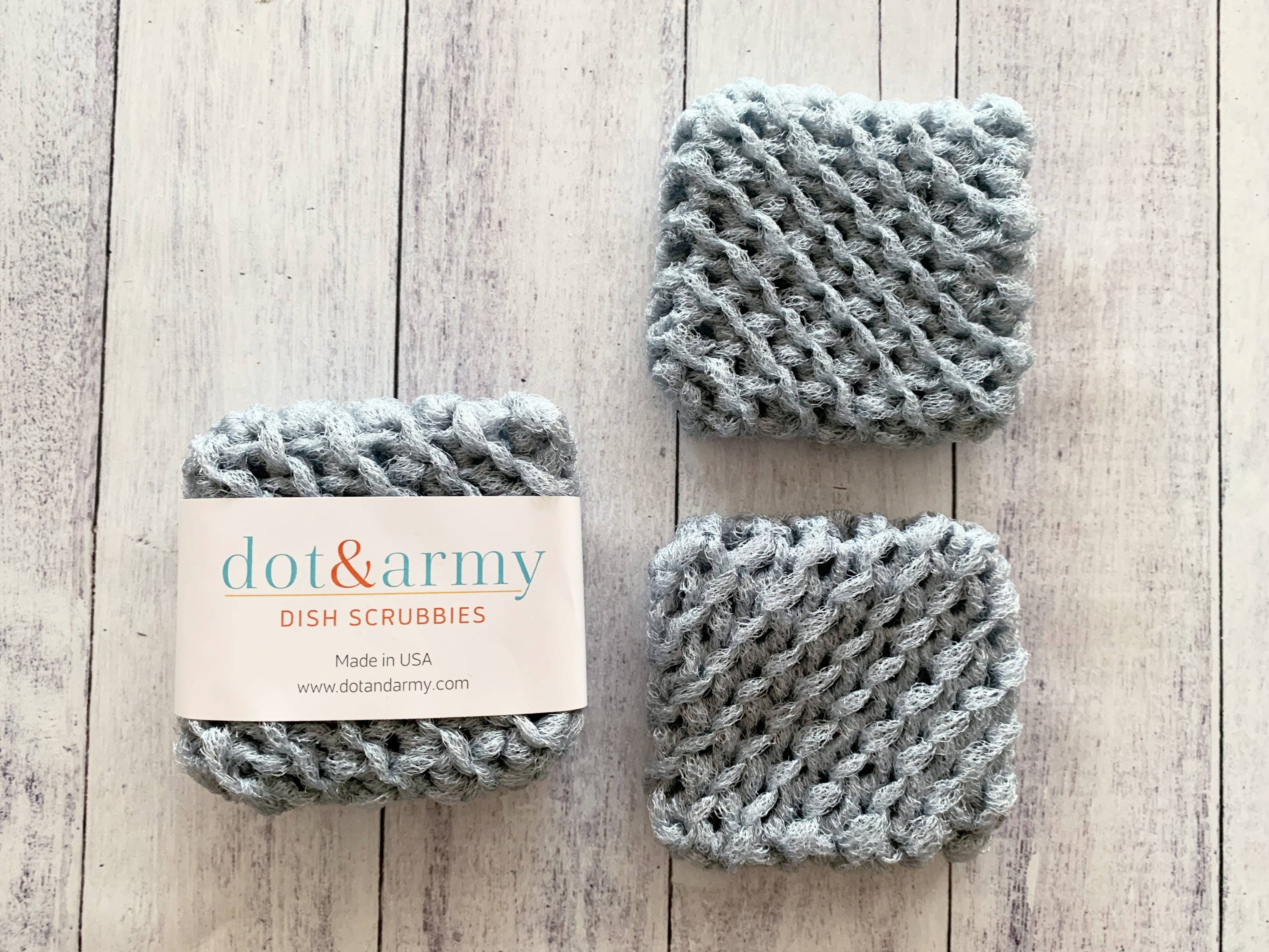 Dot and Army - Wholesale Dishcloth - Dish Scrubbies, set of two0