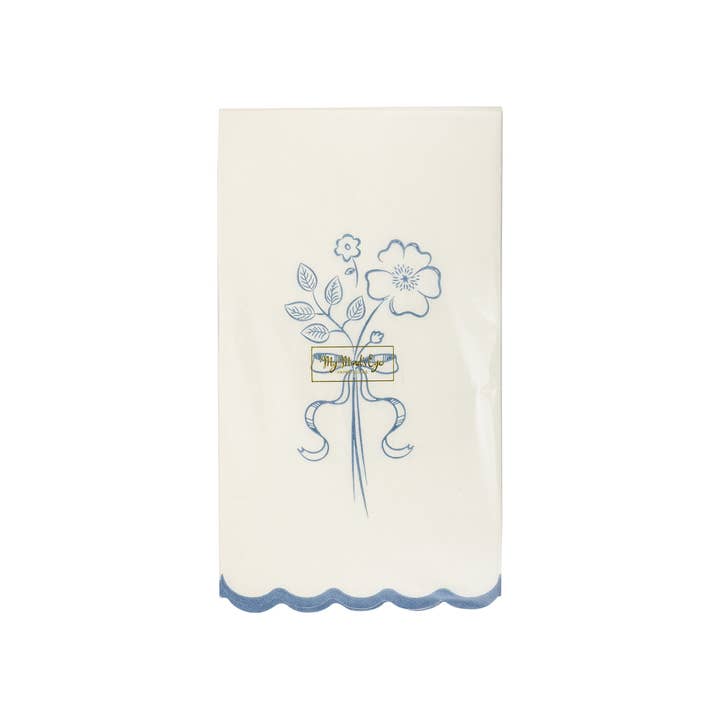 My Mind’s Eye - Wholesale Disposable Napkin - PEM1039 - Pembroke Flower Paper Disposable Dinner Napkin1