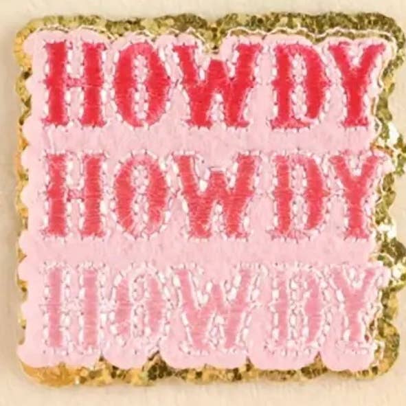 Toppa per cappello Iron On Howdy per la vendita all'ingrosso da parte di What's Hot