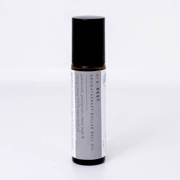 Rest No 5, olio per aromaterapia Roller Ball, 10 ml per la vendita all'ingrosso da parte di Elä Wellness Ltd