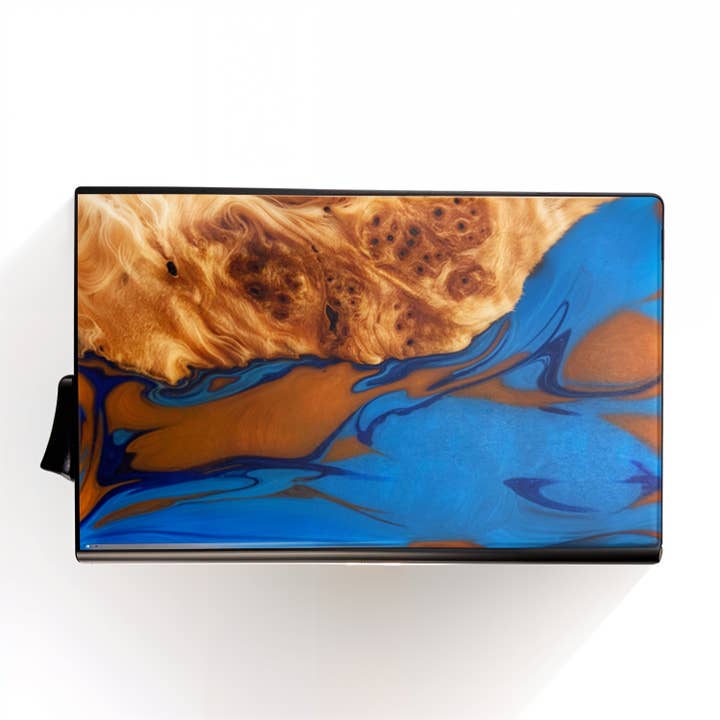 Wooden Element - Wholesale Wallet - Unisex - Wood/Resin Smart Pop-up Wallets (Assorted pack of 11)21