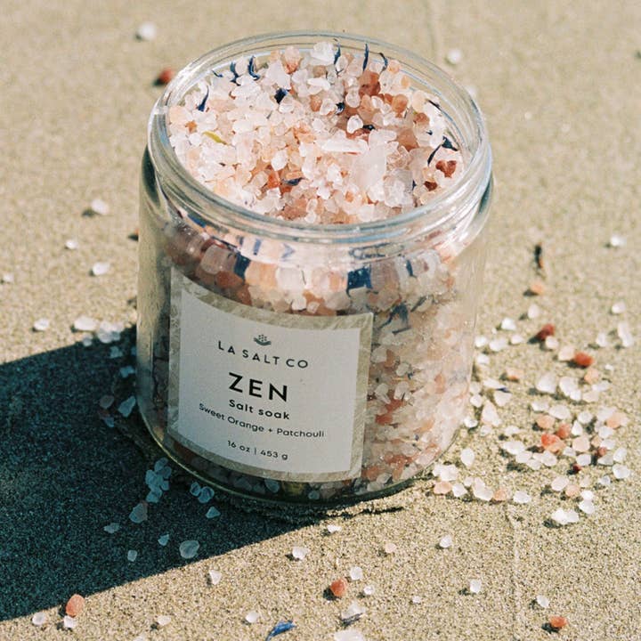 Los Angeles Salt Company – wholesale Bath soak/milk – Zen Salt Soak 16oz