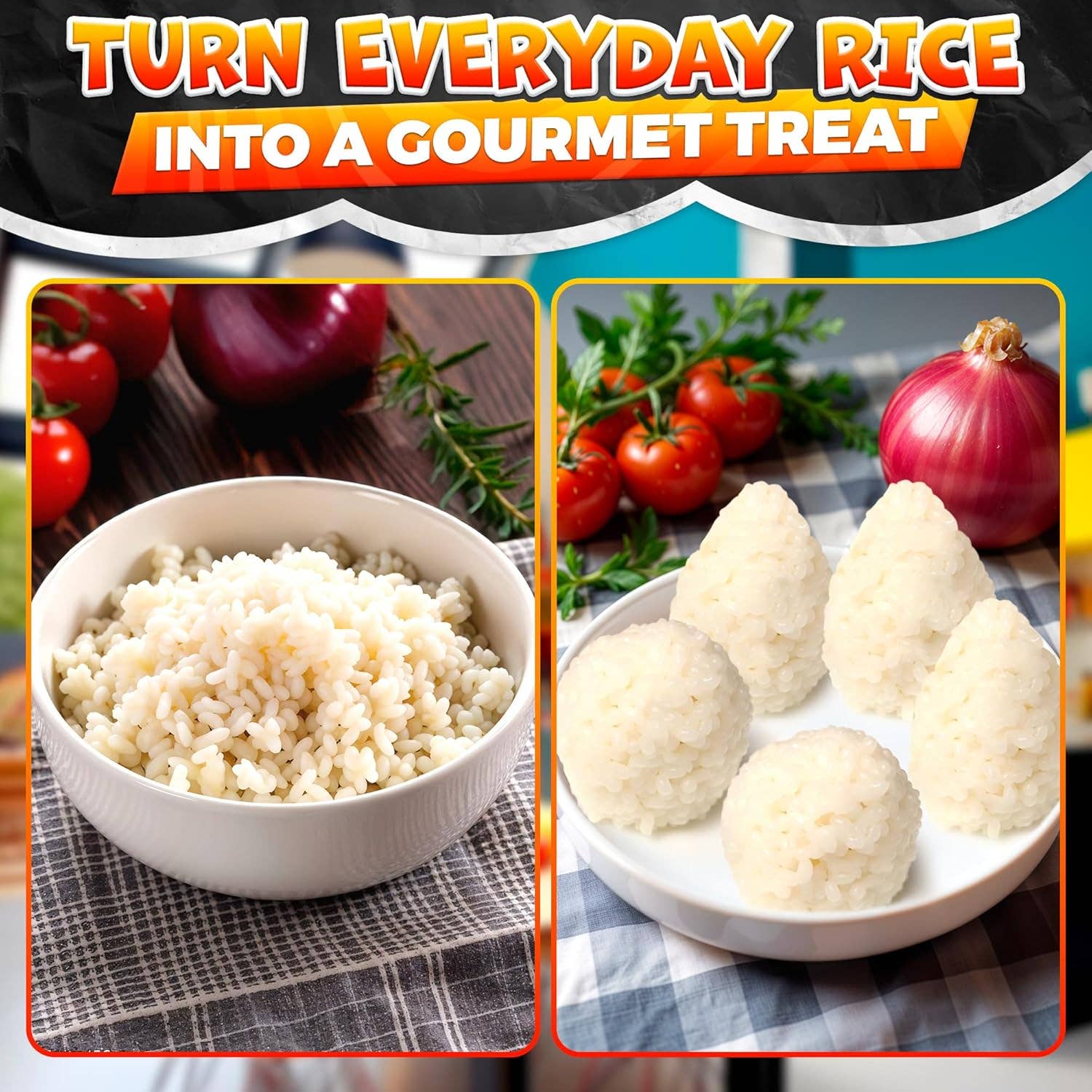 VIGOR - Wholesale Kitchen tool/gadget - Arancini Maker Mold Set Dual Set for Round & Conical Rice2