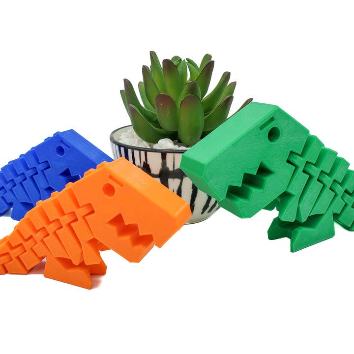 Clever Contraptions - Wholesale Fidget toy – Kids - Flexible T-rex dinosaur | Articulated Fidget toy3