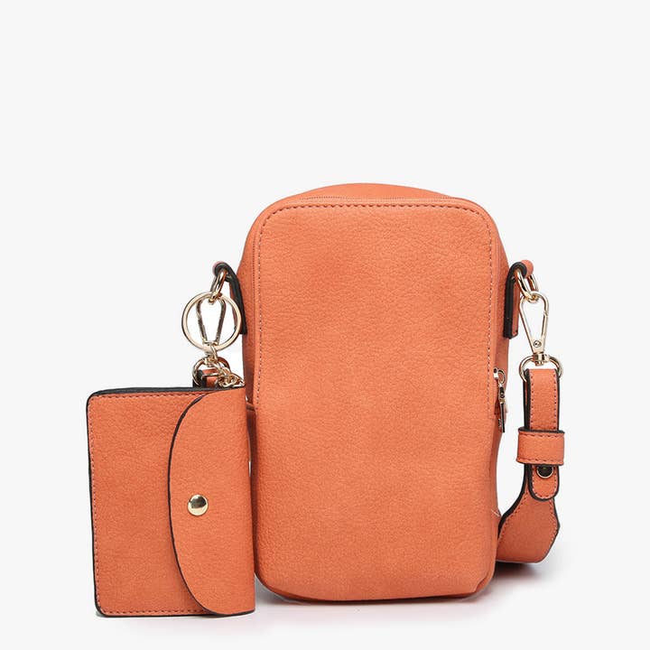 Jen & Co. - Vente Sac à bandoulière – femme - M2080 Sac à bandoulière Parker à 3 compartiments avec pochette16