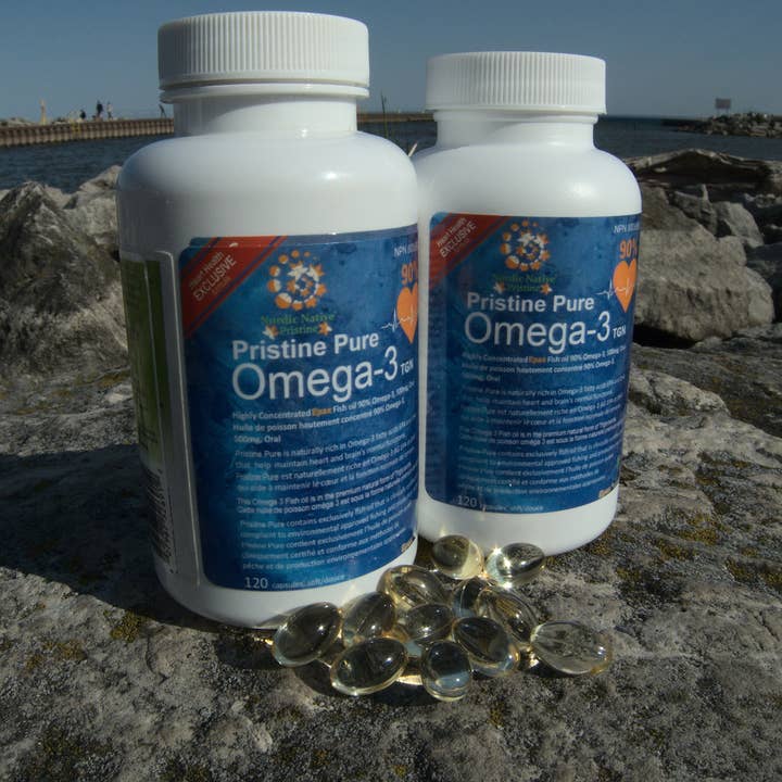 Nordic native pristine - Venta al por mayor Suplementos/vitaminas para beber - Epax Omega 3 puro prístino con 90% de concentrado, forma TGN