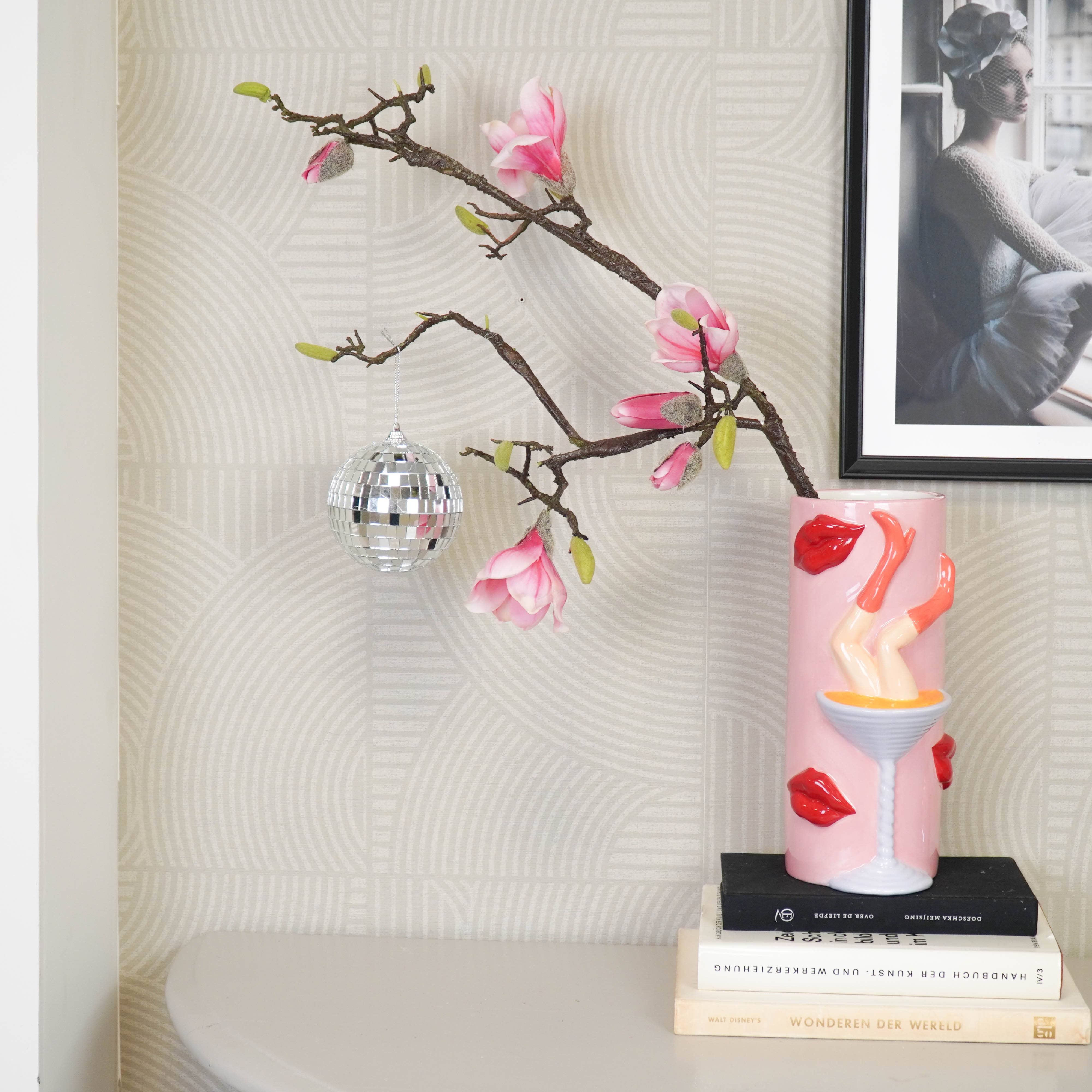 Housevitamin bv - Wholesale Ornament - Christmas Decoration -  Christmas Hanger - Discoball - Foam - Silver - 10x10x10cm2