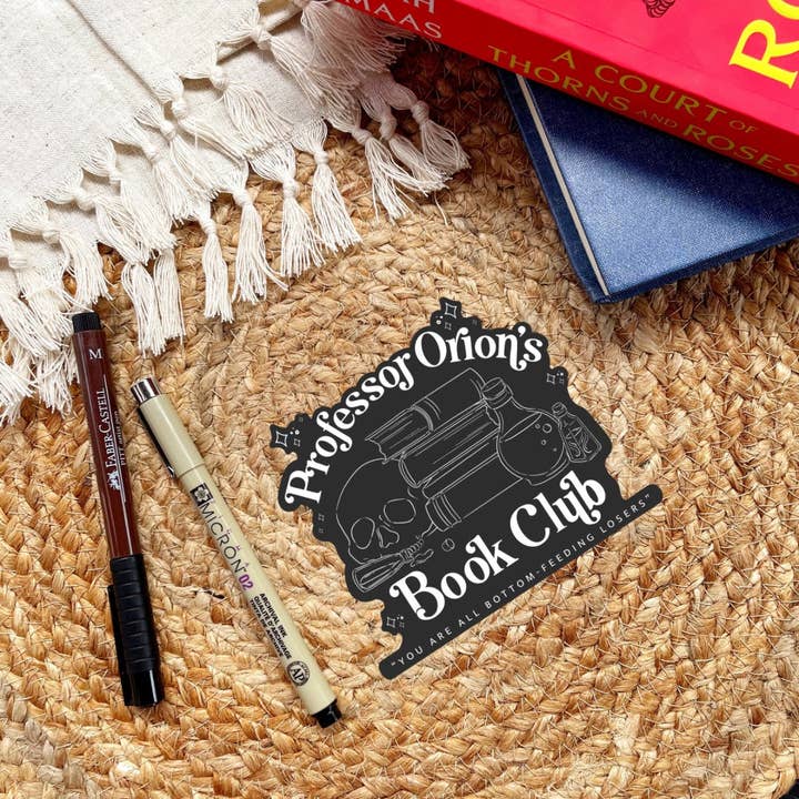 Serafine Art and Design - Wholesale Sticker - Zodiac Academy Professor Orion Sticker4