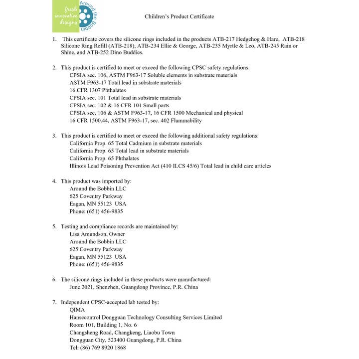 Around the Bobbin - Wholesale DIY Craft Kit - Kids - Dino Buddies | Sewing Pattern + Silicone3