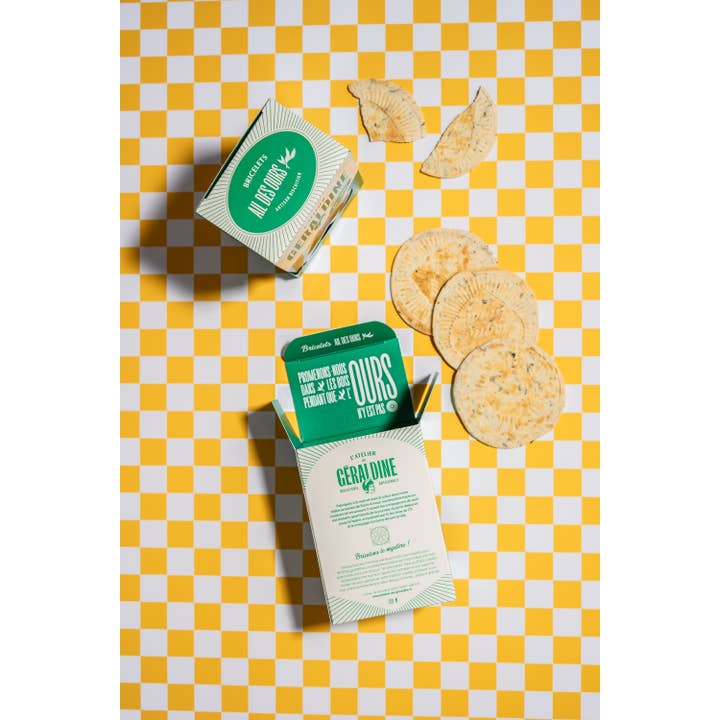 ATELIER DE GERALDINE - Wholesale Cookie - “Wild Garlic Bricelets” - Salty aperitif cookies1