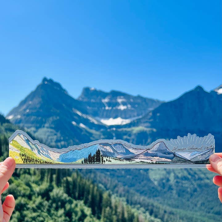 Papier autocollant Glacier National Park Scenes pour la vente par Creatively Leanne