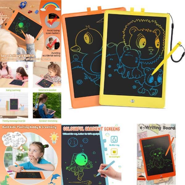 St. Louis Wholesale LLC - Wholesale Drawing Board - Kids & Baby - LCD Writing Tablets - #MichelleLi.2PACK - 10"x7"0