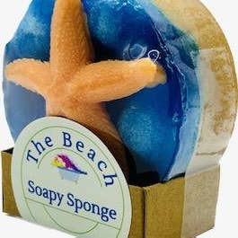 Ideal Soaps - Wholesale Bath Pouf/Sponge - Soapy Sponge Beach9