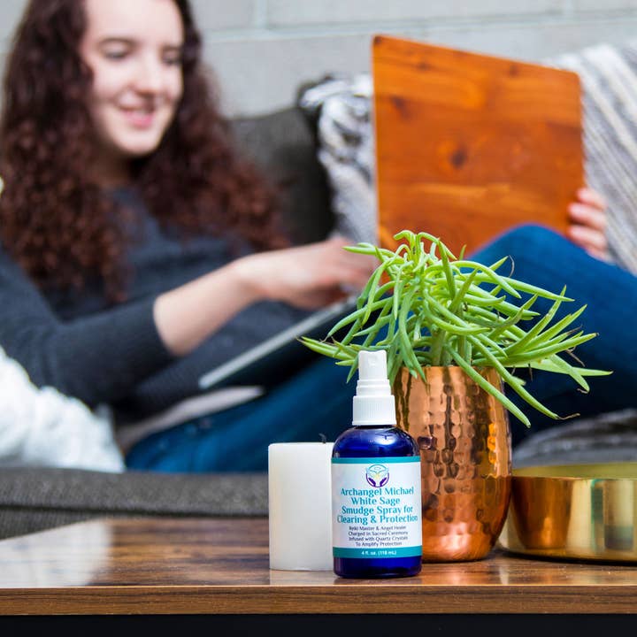 Heal the Masses - Wholesale Smudge Spray - Archangel Michael White Sage Smudge Spray for Clearing and Protection7