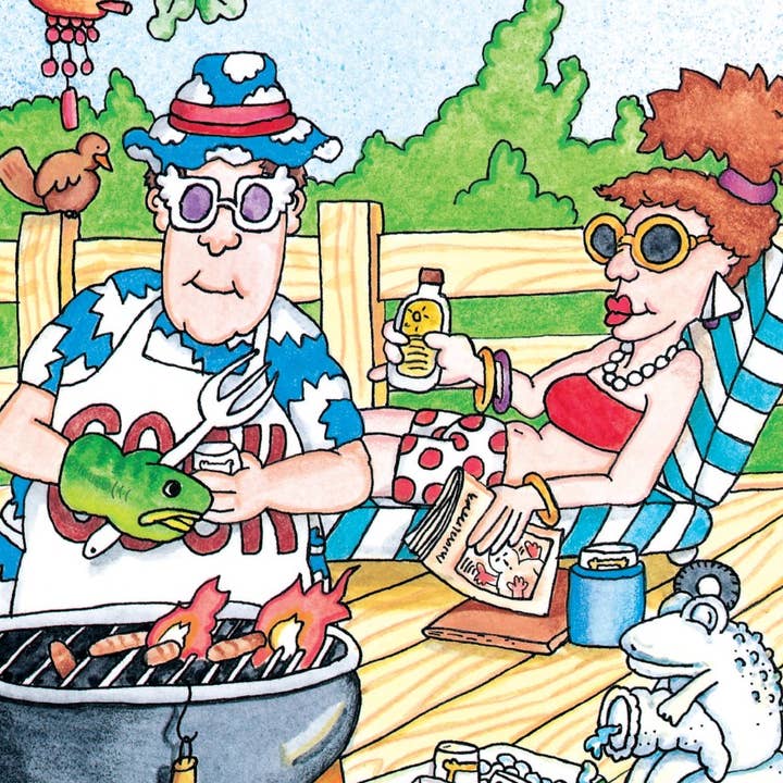 Oatmeal Studios - Vendita all'ingrosso Biglietti di auguri per anniversario - Biglietto Anniversario Barbecue - 85852