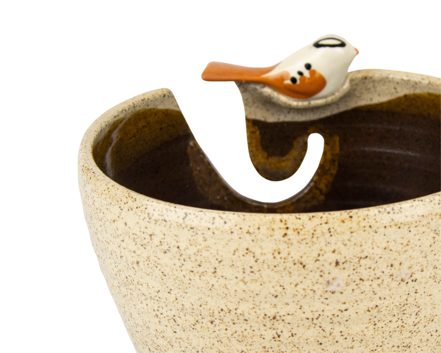 Cōppa Cōllaborative LLC - Wholesale Knitting/Crochet Supplies - Ceramic Birdie Yarn Bowl4
